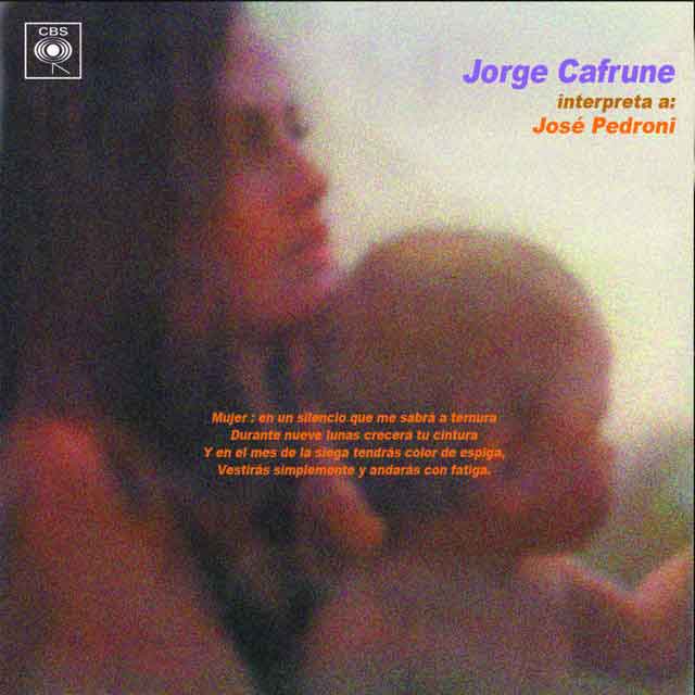Tapa de Jorge Cafrune interpreta a José Pedroni, disco de Jorge Cafrune