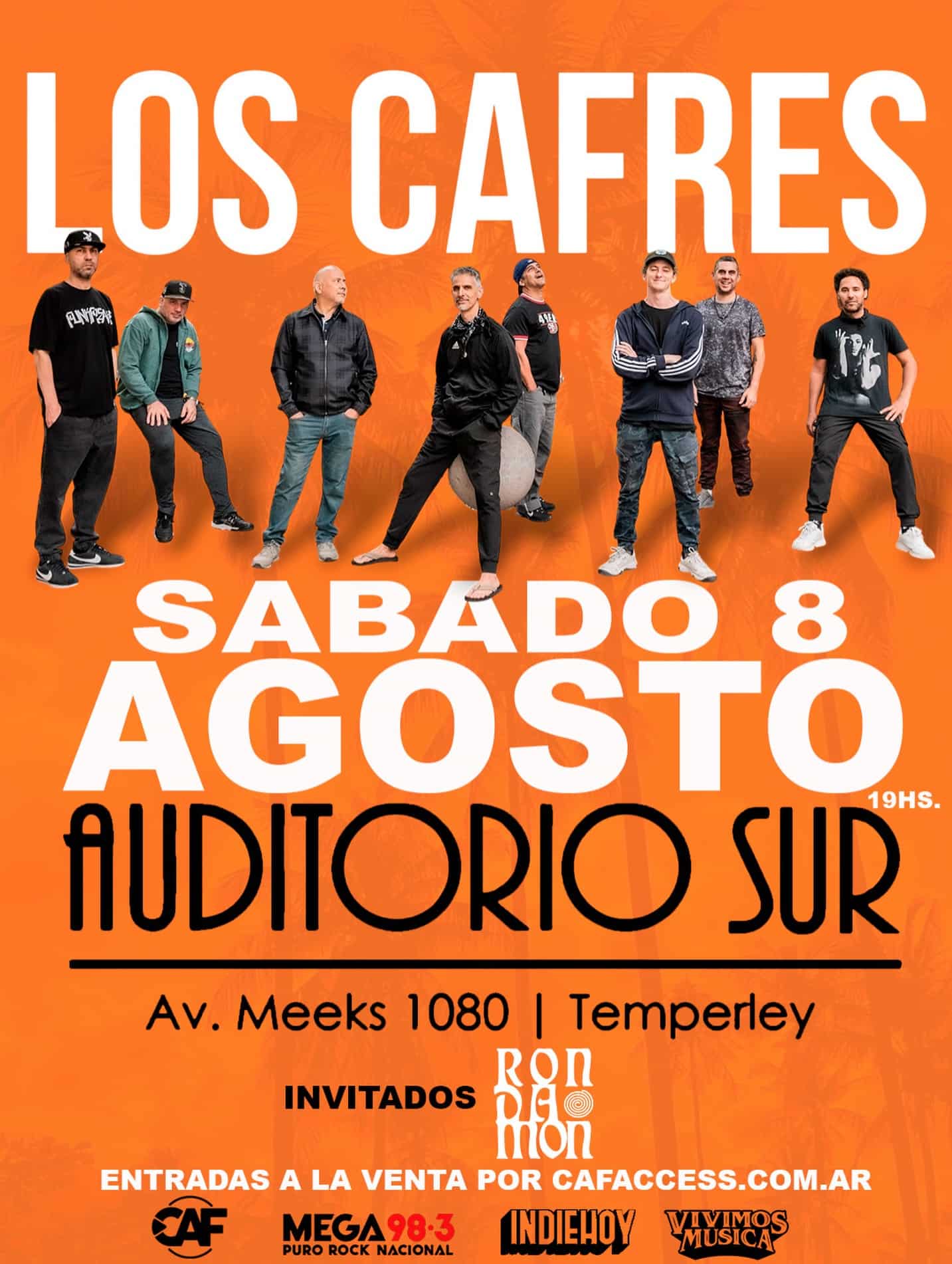 Los Cafres en Temperley