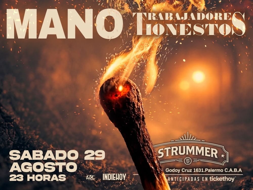 Mano + Trabajadores Honestos en Strummer Bar