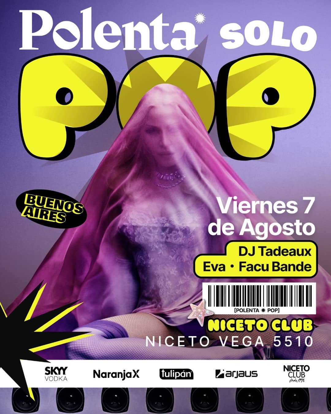 Polenta Pop en Niceto Club