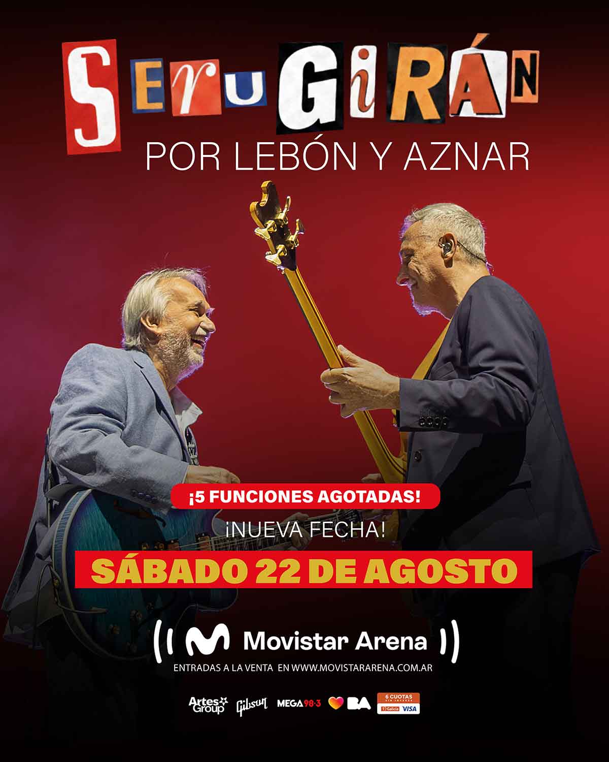 Serú Girán por Lebón y Aznar en Movistar Arena