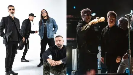 System of a Down hizo cantar al público contra Oasis durante un show System of a Down / Oasis