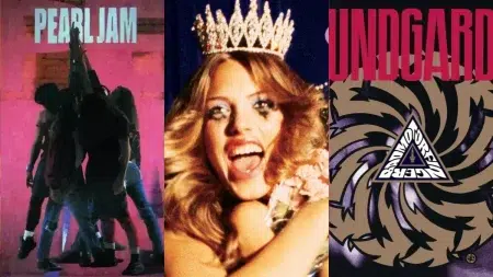 Pearl Jam - Ten (1991) / Hole - Live Through This (1994) / Soundgarden - Badmotorfinger (1991)