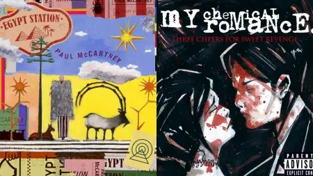 5 portadas de discos diseñadas por sus propios autores Paul McCartney – Egypt Station (2018) / My Chemical Romance – Three Cheers for Sweet Revenge (2004)
