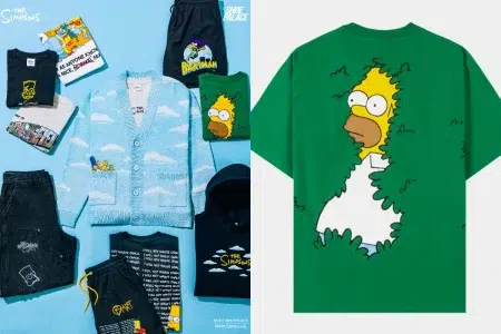 Shoe Palace lanzó una colección de ropa inspirada en Los Simpson