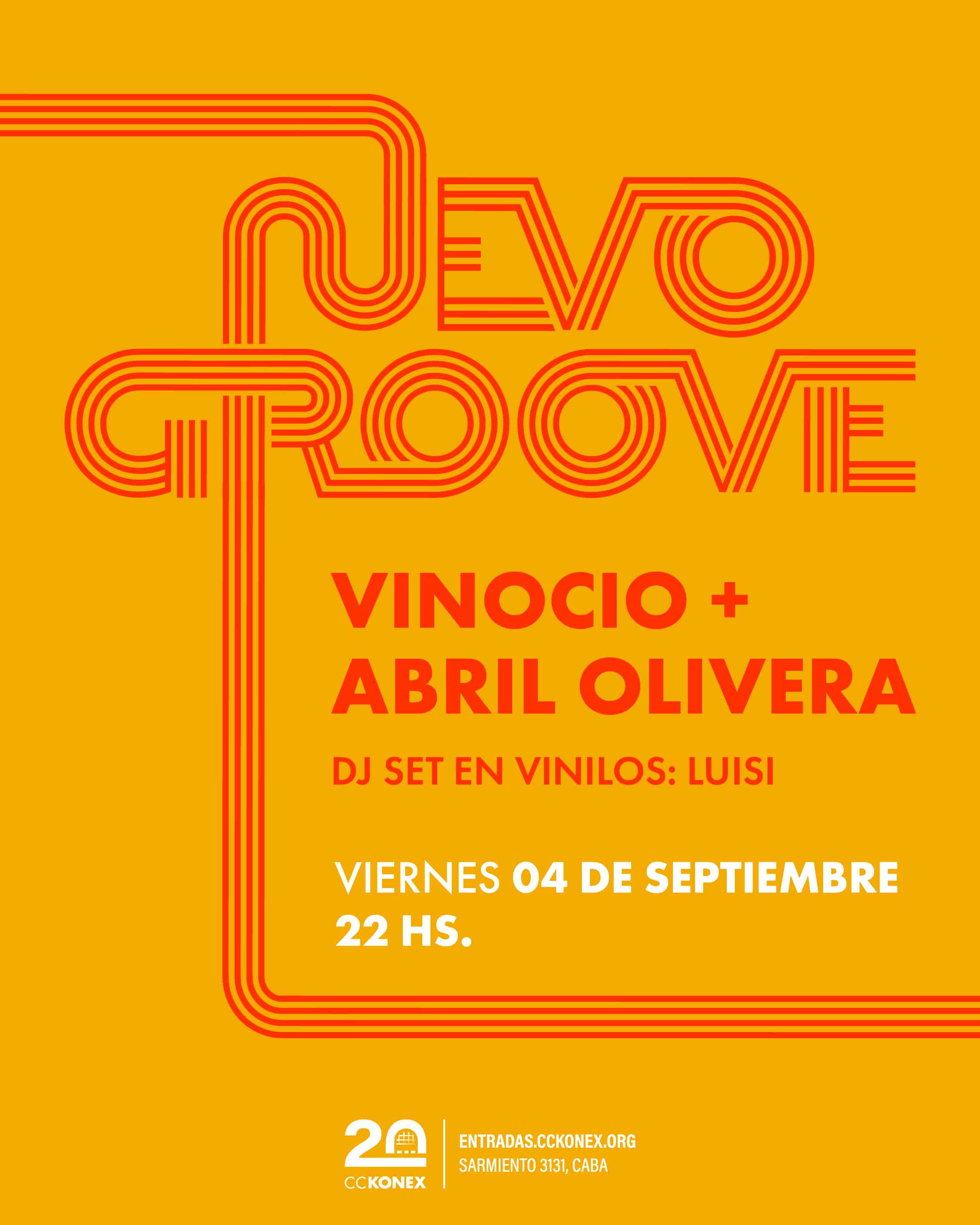 Vinocio + Abril Olivera en Konex