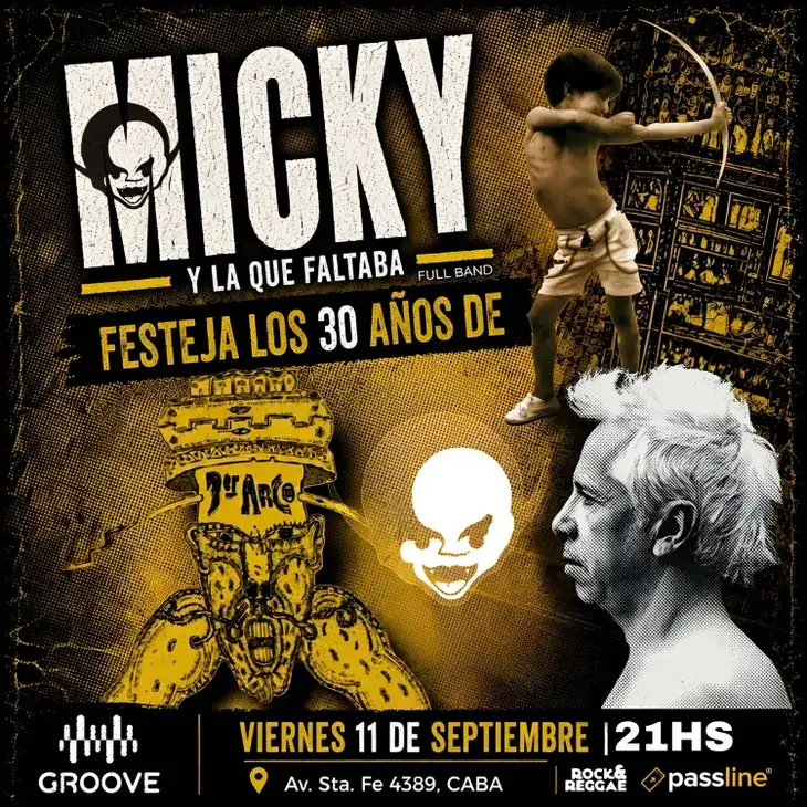 Micky Rodríguez y La Que Faltaba en Groove