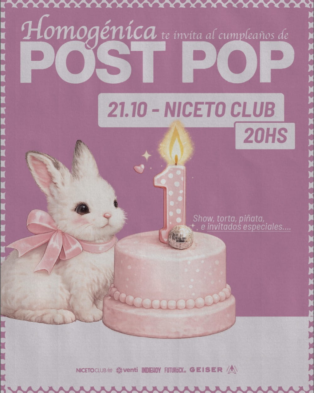 Homogénica en Niceto Club