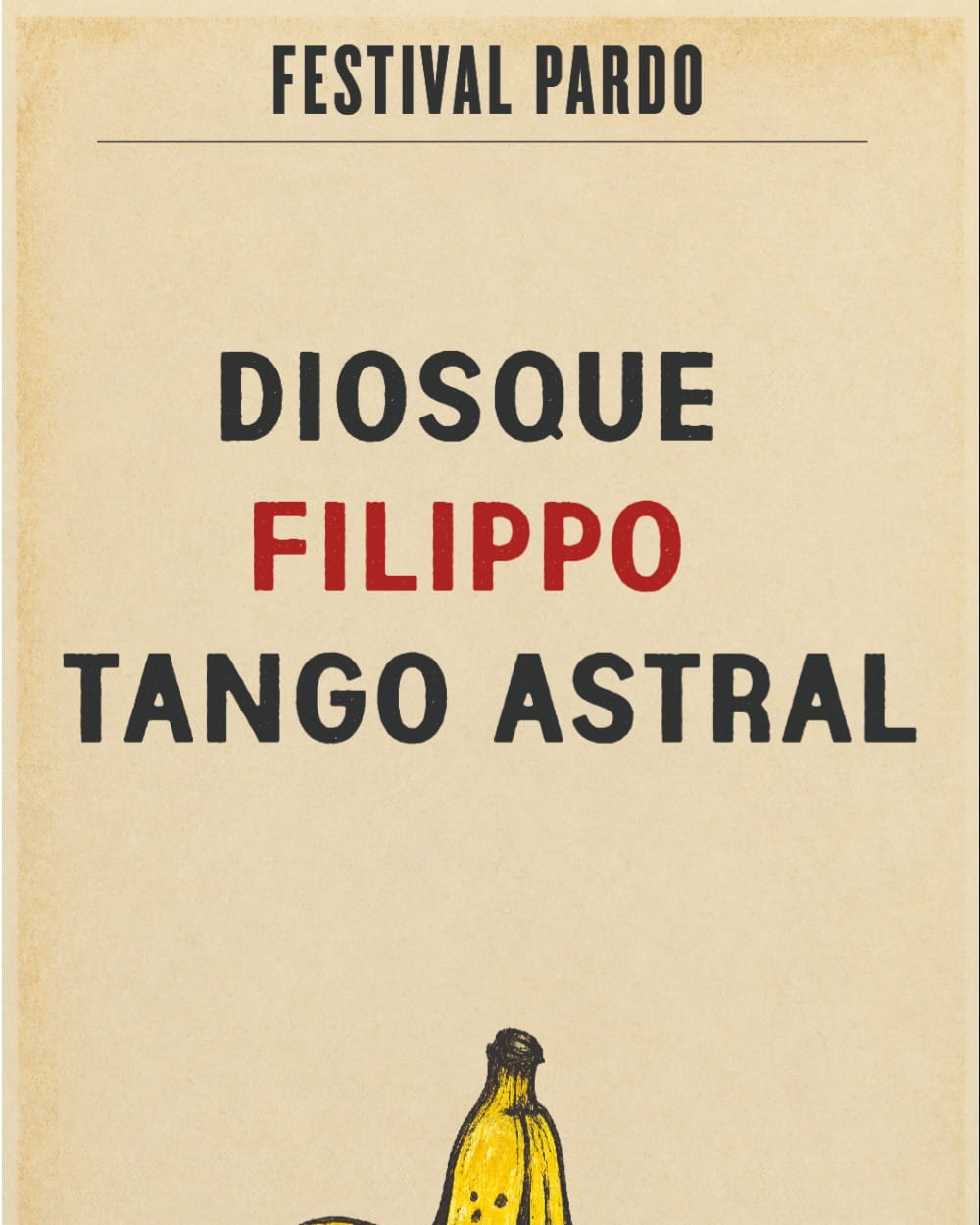 Festival Pardo: Diosque, Tango Astral y Filippo en Humboldt (Niceto Club)