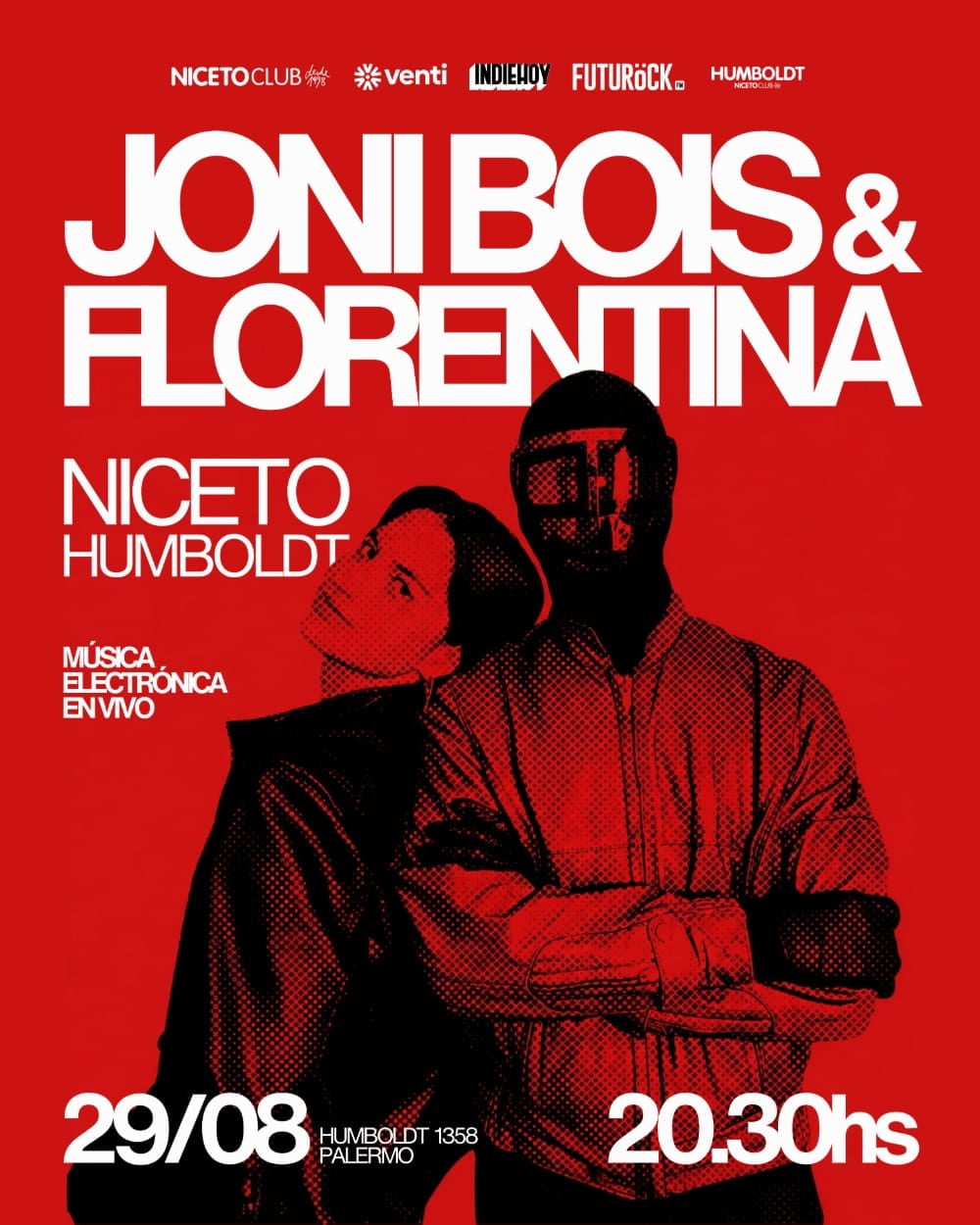 Joni Bois y Florentina en Humboldt (Niceto Club)