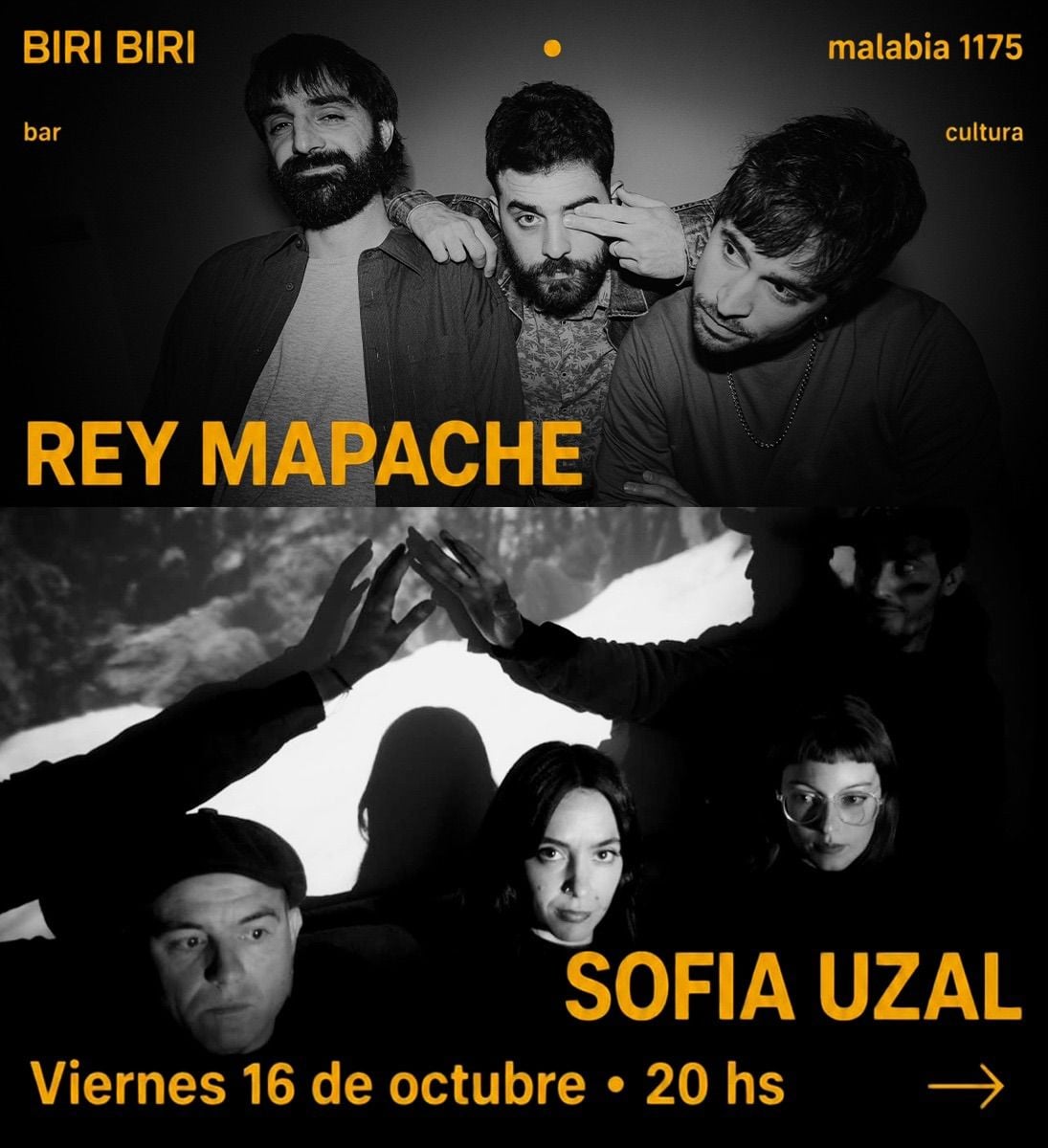 Rey Mapache + Sofia Uzal en Biri Biri