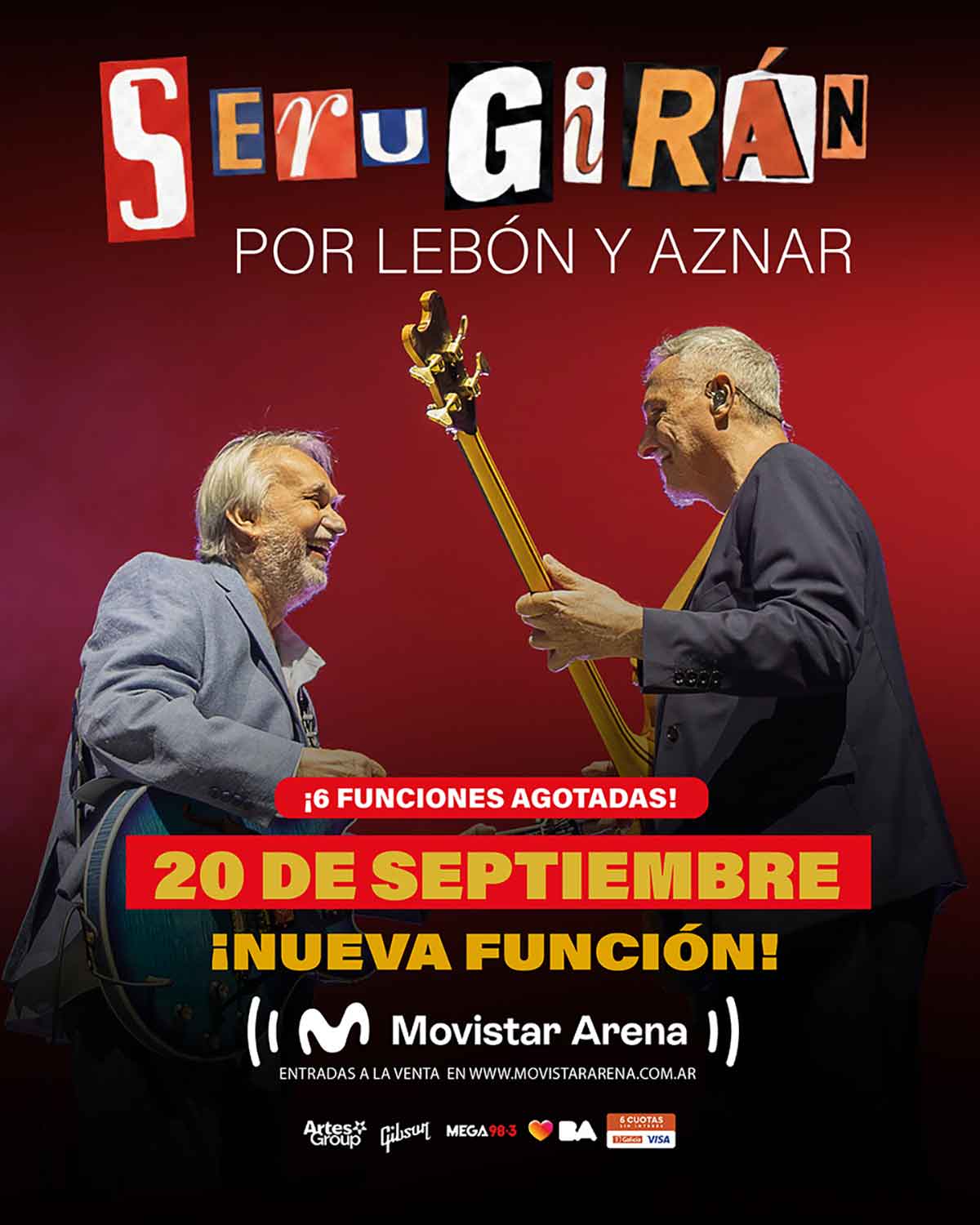 Serú Girán por Lebón y Aznar en Movistar Arena