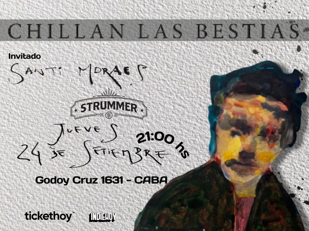Chillan las Bestias + Santi Moraes en Strummer Bar