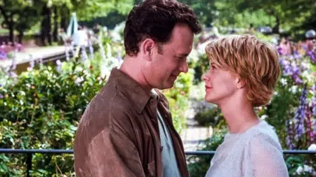 Qué ver en Netflix: 5 películas románticas para un día de lluvia Tom Hanks y Meg Ryan en Tienes un e-mail