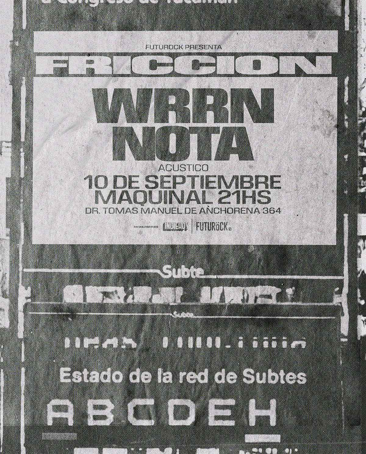 Wrrn y El Nota en Maquinal