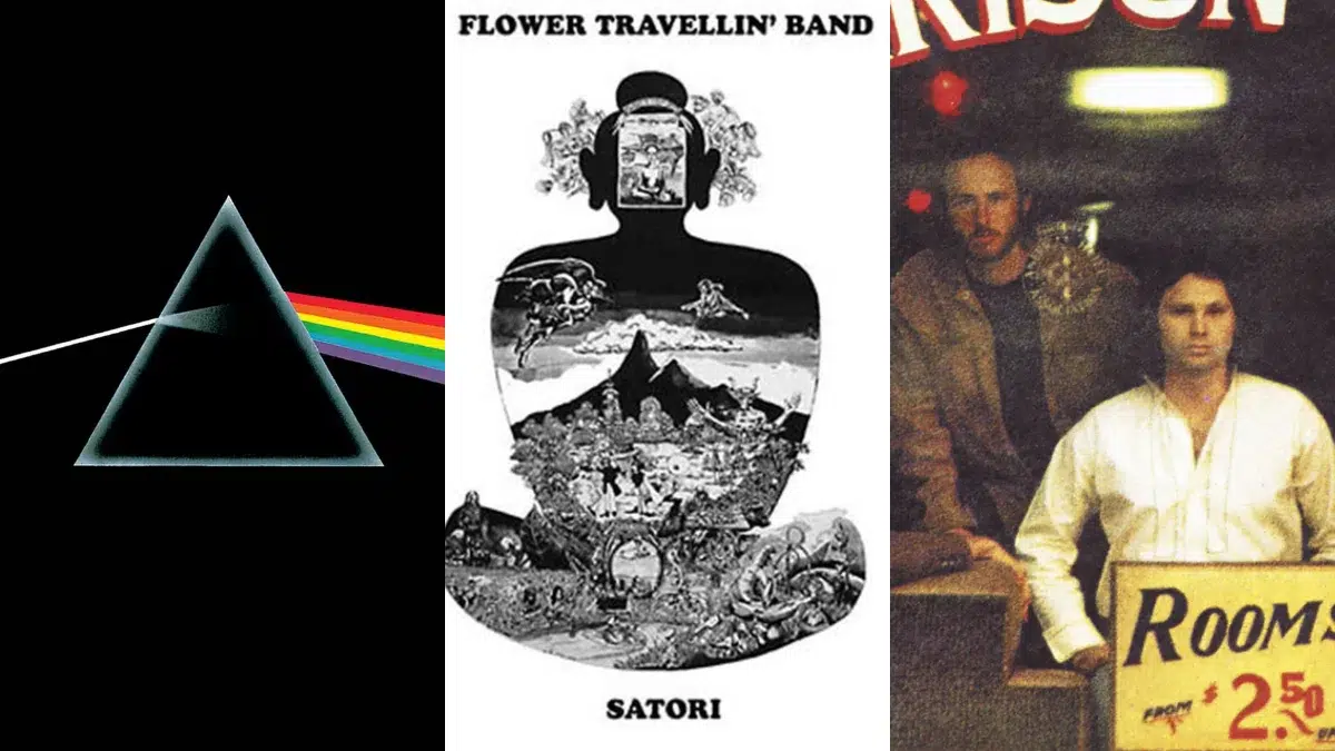 Pink Floyd - The Dark Side of the Moon (1973) / Flower Travellin' Band - Satori (1971) / The Doors - Morrison Hotel (1970)