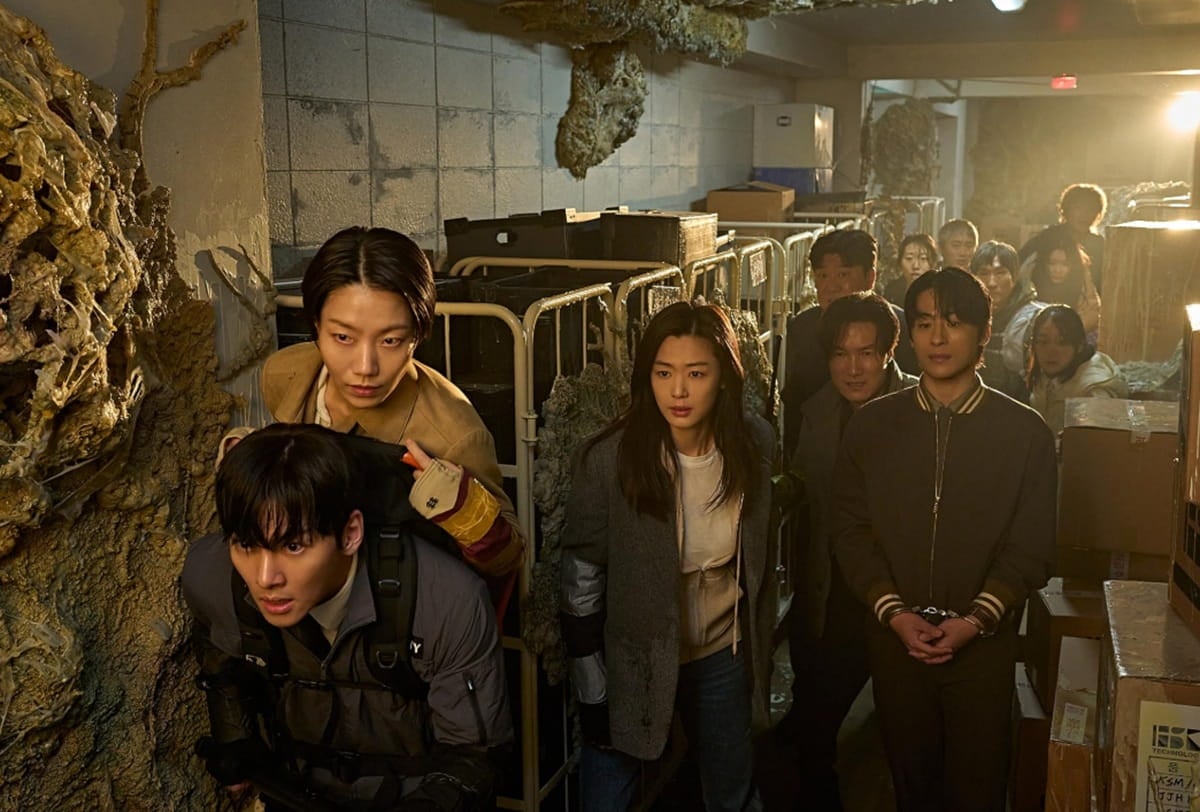 Jun Ji-hyun, Kim Shin-rock, Koo Kyo-hwan, Ji Chang-wook, y Lee Joong-ok en Zona cero