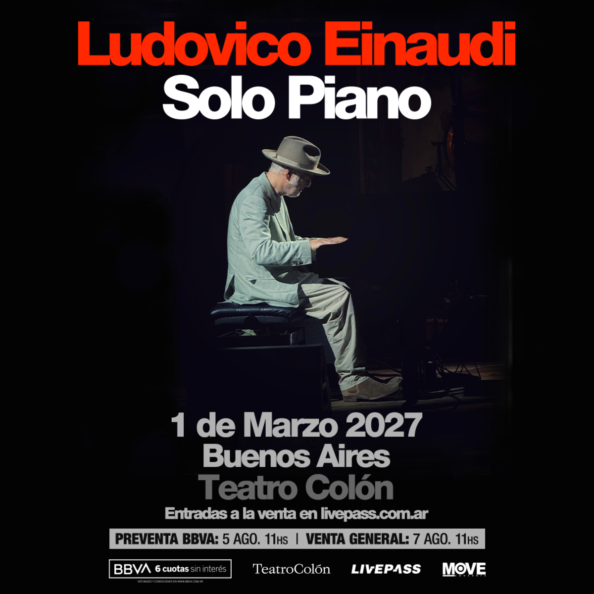 Ludovico Einaudi en Argentina