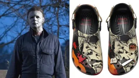 Michael Myers, el famoso asesino del film Halloween / Modelo de Crocs