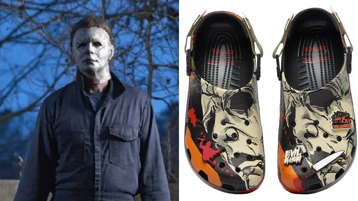 Michael Myers, el famoso asesino del film Halloween / Modelo de Crocs