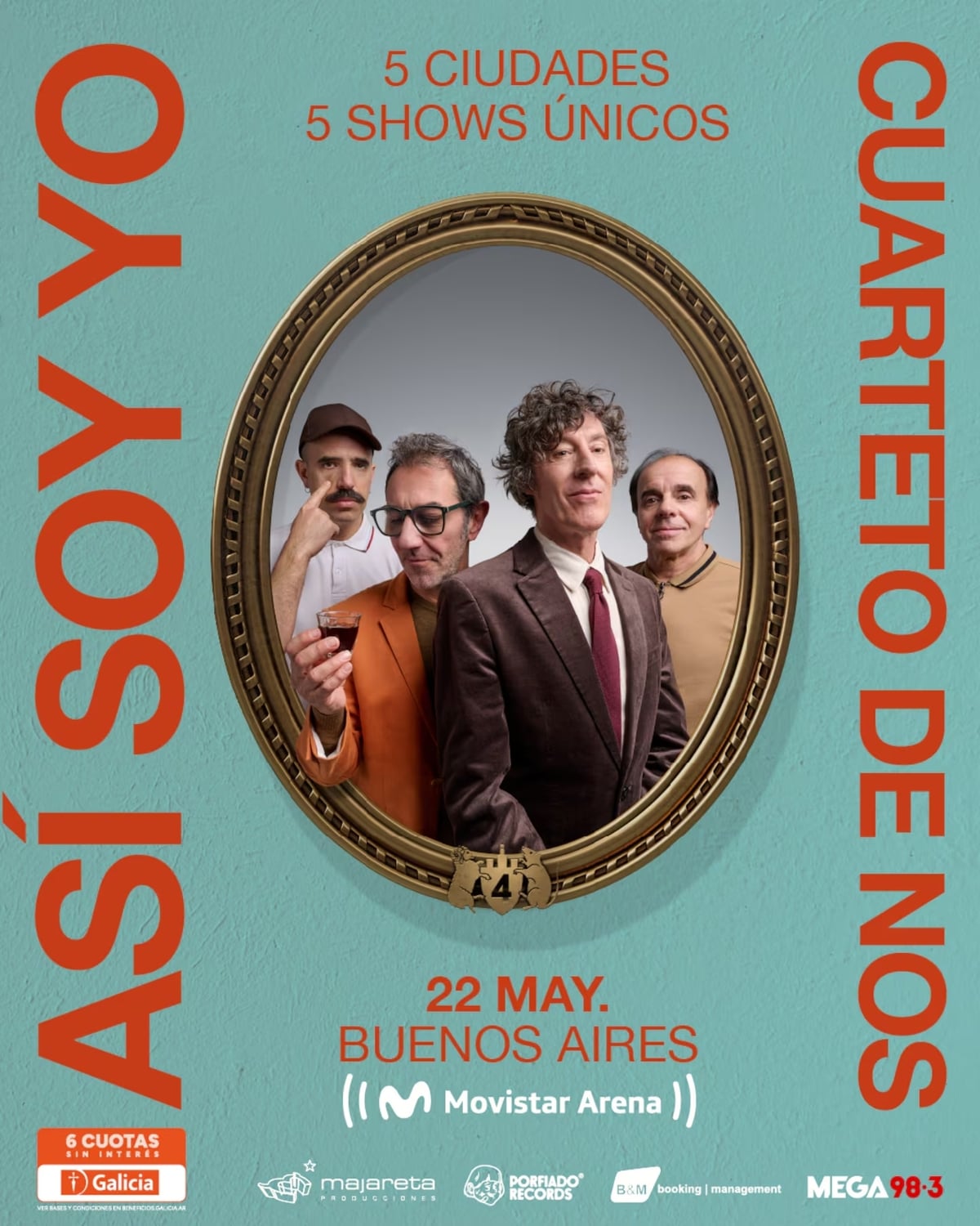 Cuarteto de Nos en Movistar Arena
