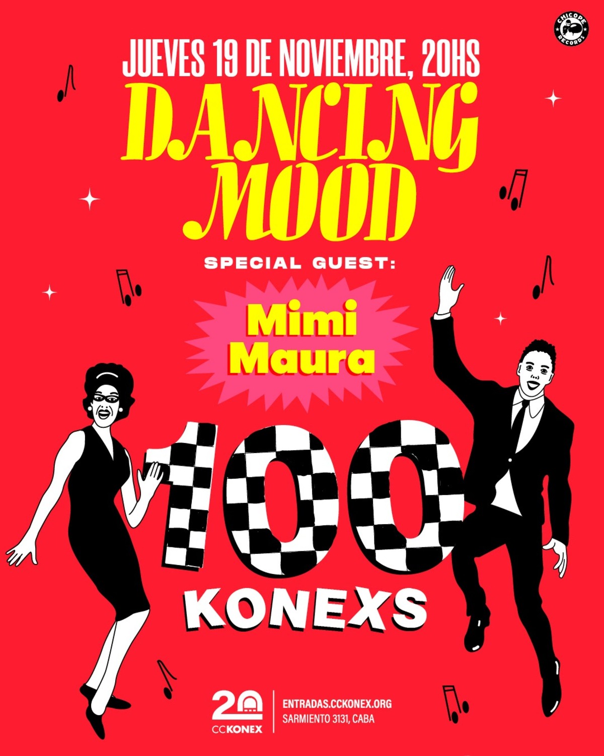 Dancing Mood y Mimi Maura en Konex