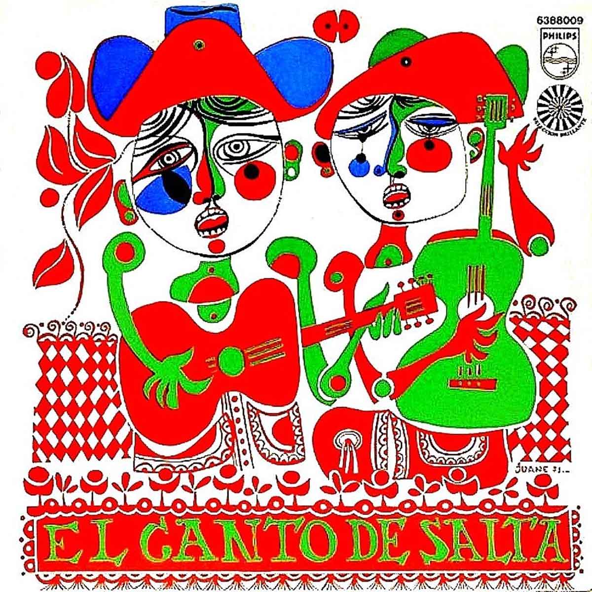 Tapa de El canto de Salta, disco de Dúo Salteño y "Cuchi" Leguizamón