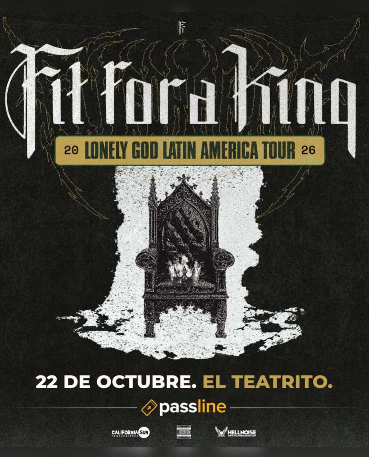 Fit For a King en Argentina