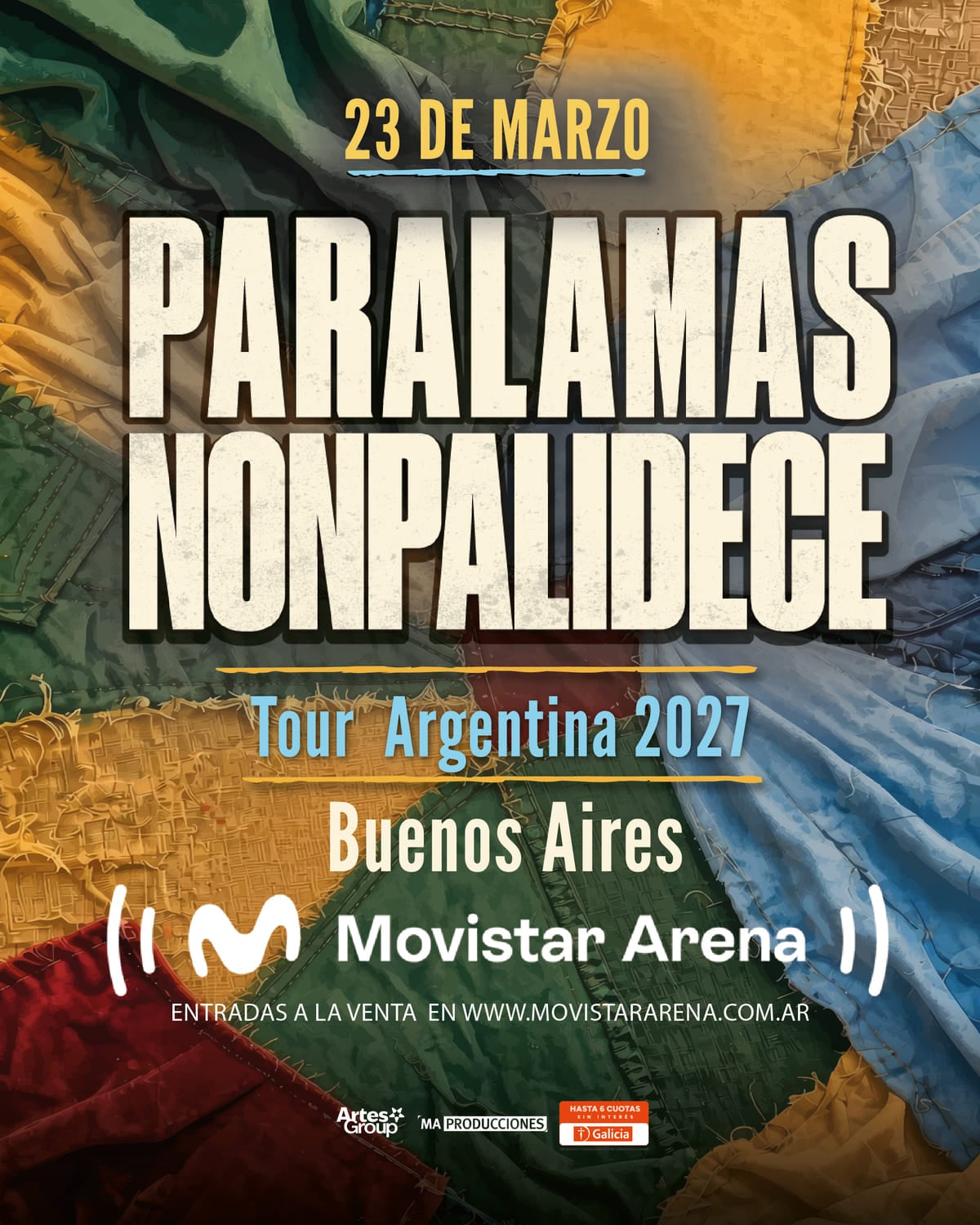 Paralamas y Nonpalidece en Movistar Arena