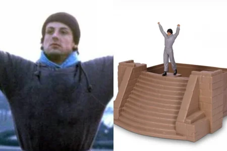 Rocky tendrá una pochoclera de colección que recrea una de sus escenas más famosas Rocky lanza una pochoclera de colección