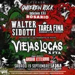Viejas Locas + Walter Sidotti + Tarea Fina en Rosario