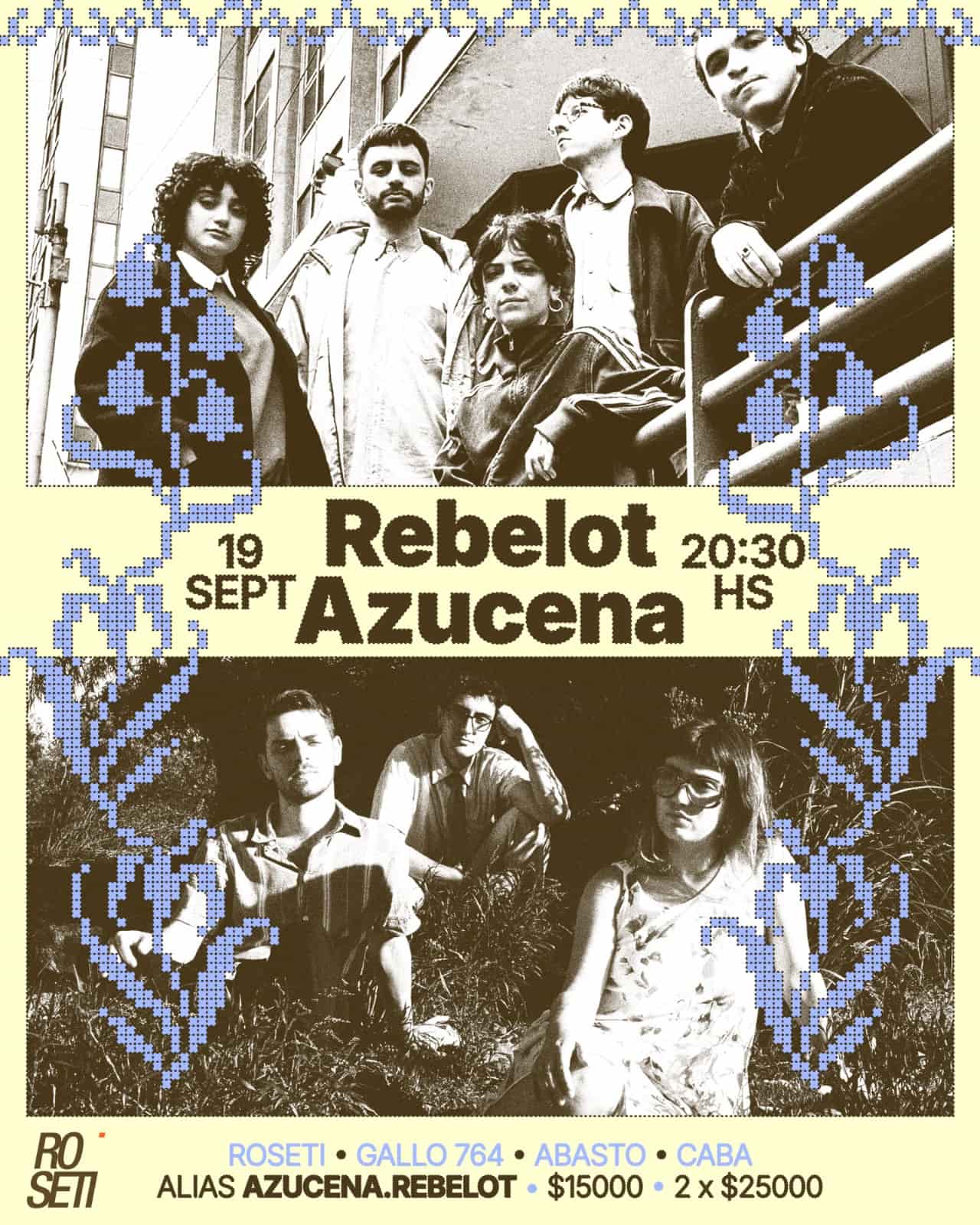 Rebelot y Azucena en Roseti