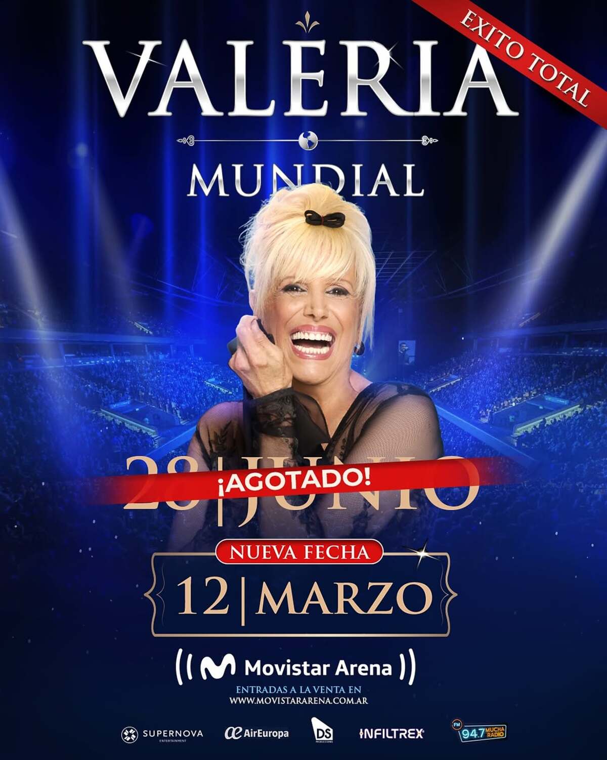 Valeria Lynch en Movistar Arena