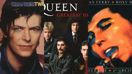 David Bowie - ChangesTwoBowie (1981) / Queen - Greatest Hits (1981) / Bryan Ferry & Roxy Music - Street Life: 20 Great Hits (1986)