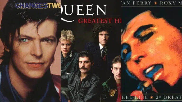 David Bowie - ChangesTwoBowie (1981) / Queen - Greatest Hits (1981) / Bryan Ferry & Roxy Music - Street Life: 20 Great Hits (1986)