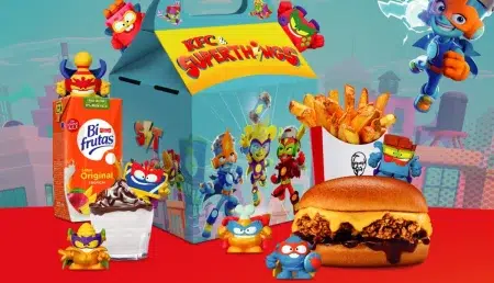 KFC lanzó un menú especial de SuperThings para celebrar el estreno de la película