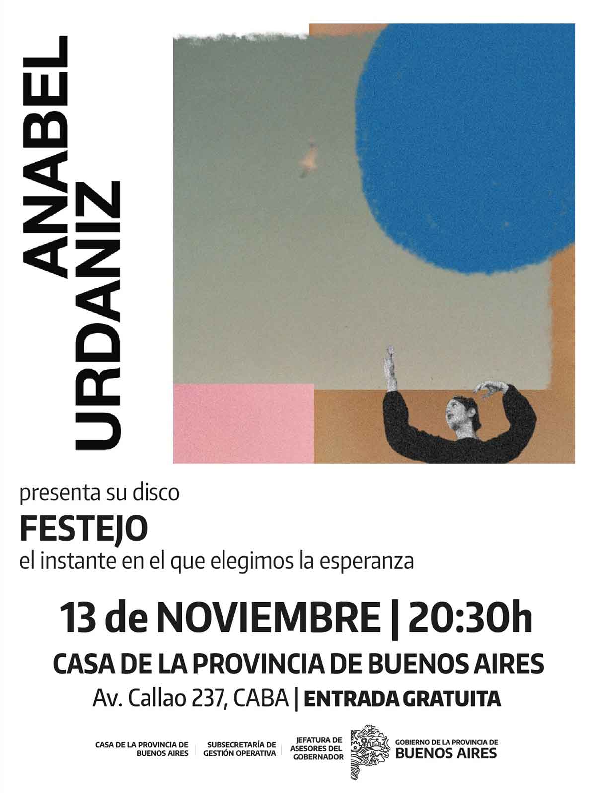 Anabel Urdaniz en Casa de la Provincia de Buenos Aires