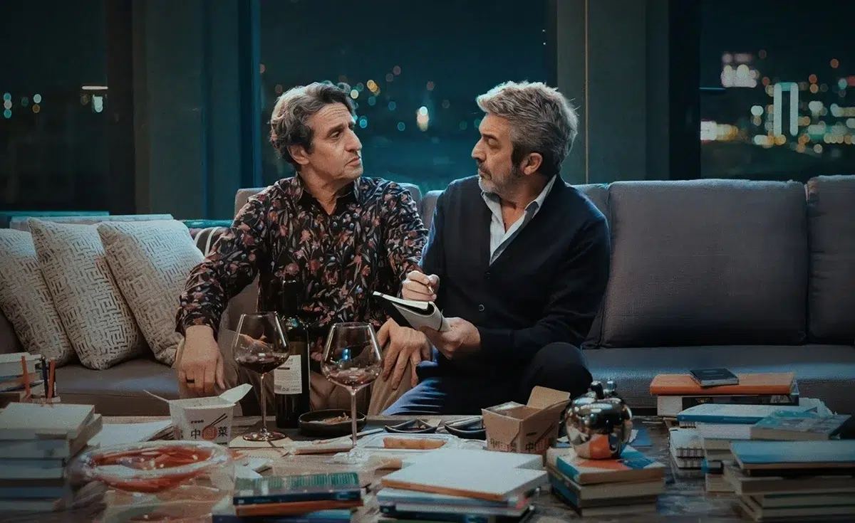 Diego Peretti y Ricardo Darín en Lo dejamos acá (2026)