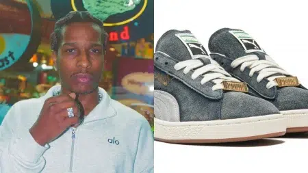 A$AP Rocky y PUMA lanzan una nueva versión azul de las Suede ’94