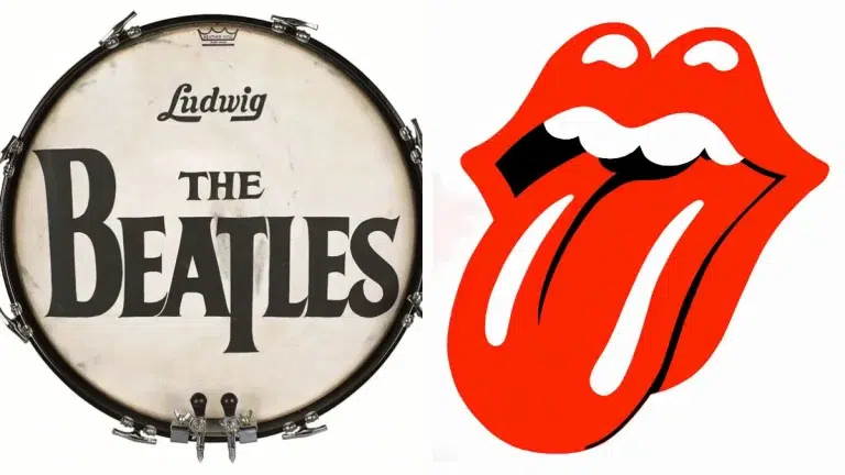 Logo de The Beatles / Logo de The Rolling Stones