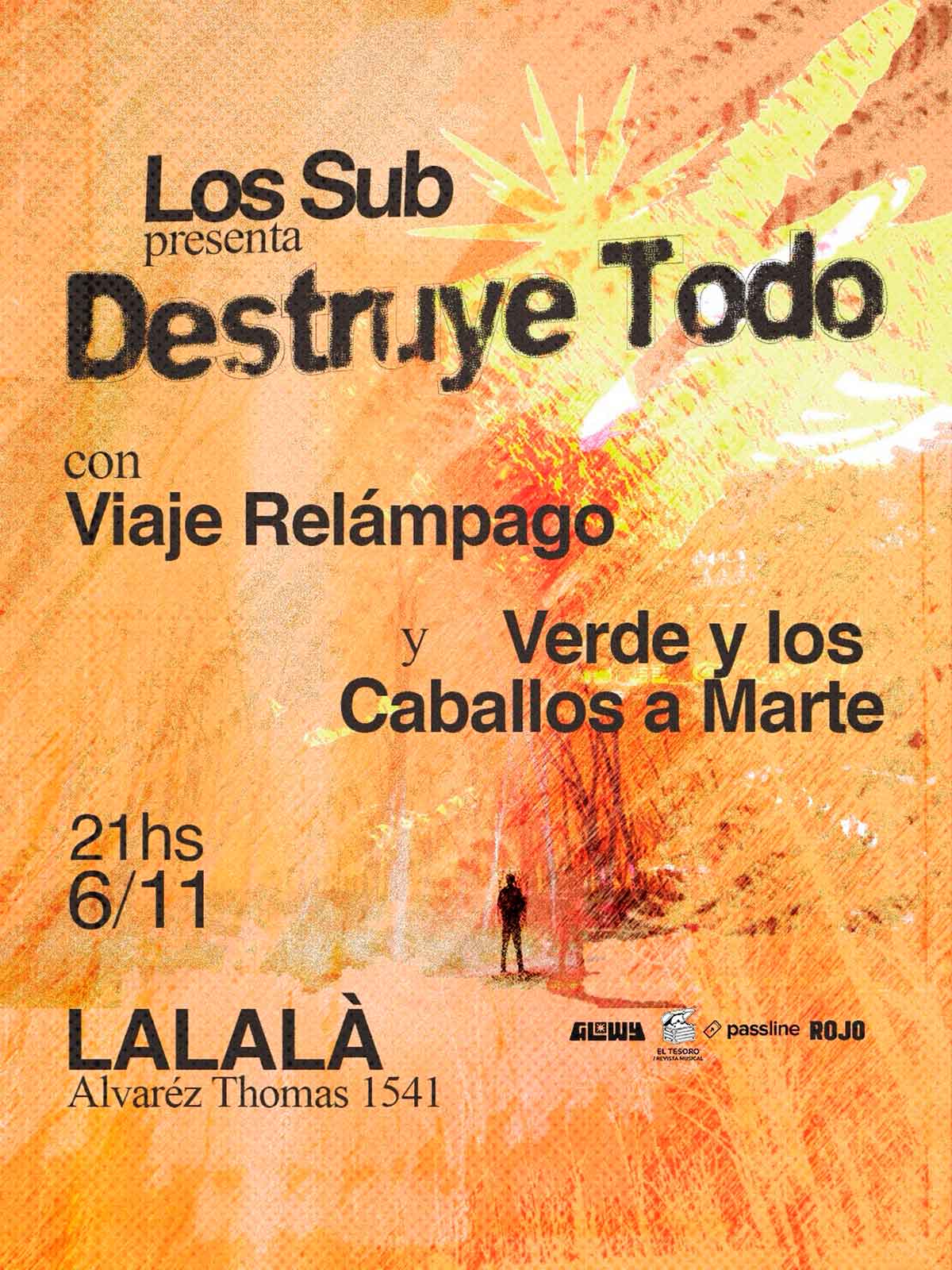Los Sub y Verde y Los Caballos a Marte en Lalalá