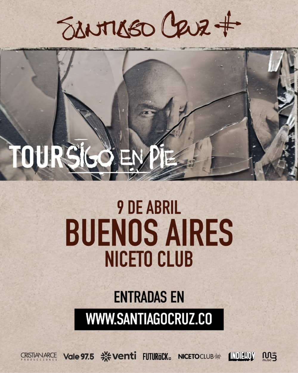 Santiago Cruz en Argentina